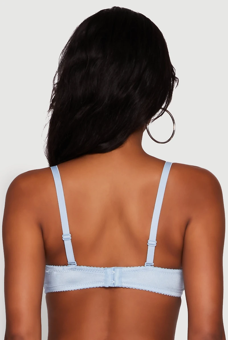 Womens Cropped Rhinestone Bustier Top,