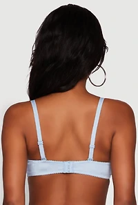 Womens Cropped Rhinestone Bustier Top,