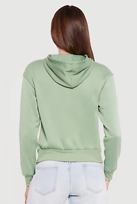 Bad Bitch Nutritional Facts Rhinestone Studded Hoodie