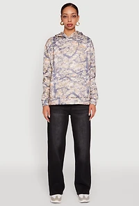 Fleece Forest Camo Pullover Hoodie