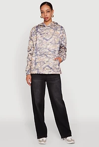 Fleece Forest Camo Pullover Hoodie