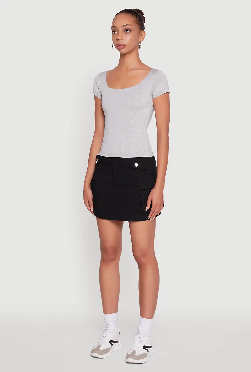 Daisy Classic Fit Scoop Neck Short Sleeve T-Shirt