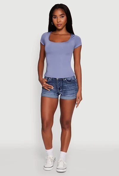 Womens Daisy Classic Fit Scoop Neck Short Sleeve T-Shirt,