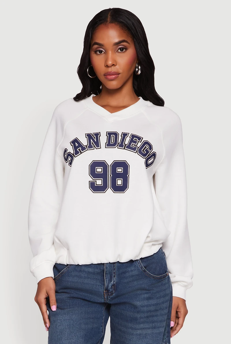 San Diego 98 Graphic Fleece Pullover Sweatshirt