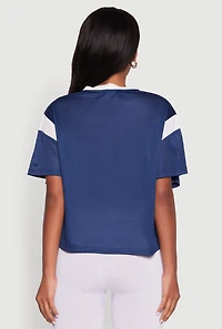 Womens Contrast Trim Brooklyn New York 95 Graphic Jersey,