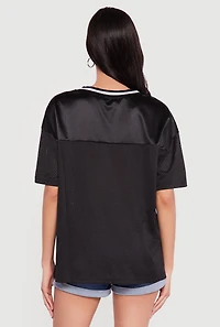 28 Graphic Mesh Football Jersey