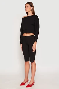 Off The Shoulder Sweatshirt