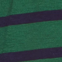 Color Blocked Stripe Destination Graphic Polo Tee