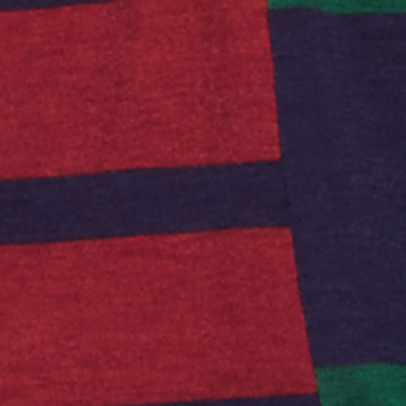 Color Blocked Stripe Destination Graphic Polo Tee