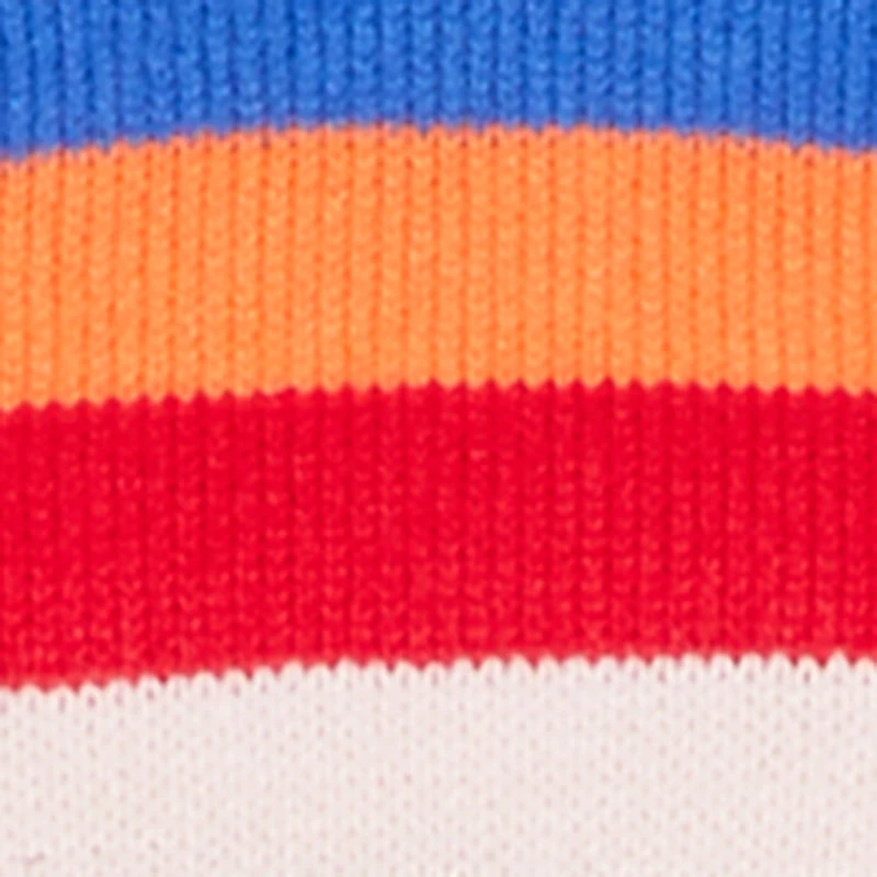 Striped Cropped Hooded Sweater