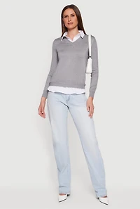 Layered Look Polo Shirt