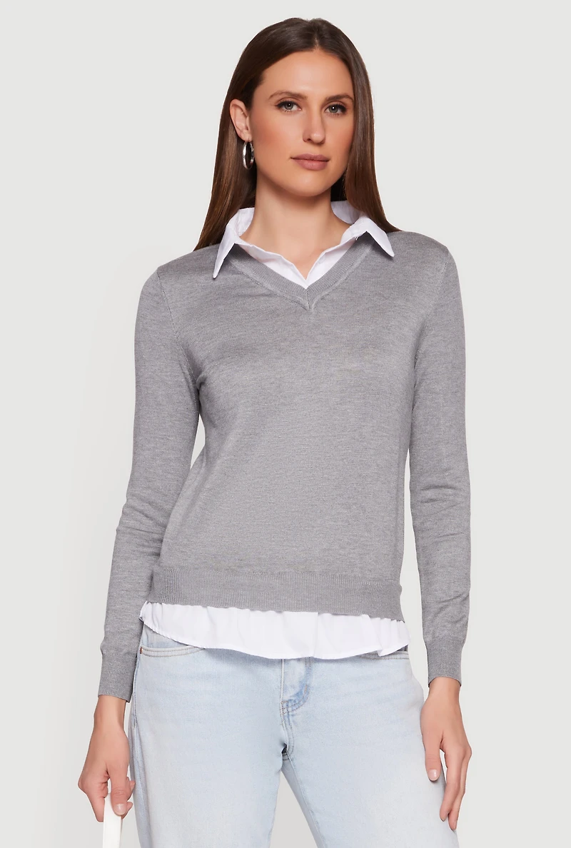 Layered Look Polo Shirt