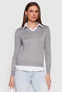 Layered Look Polo Shirt