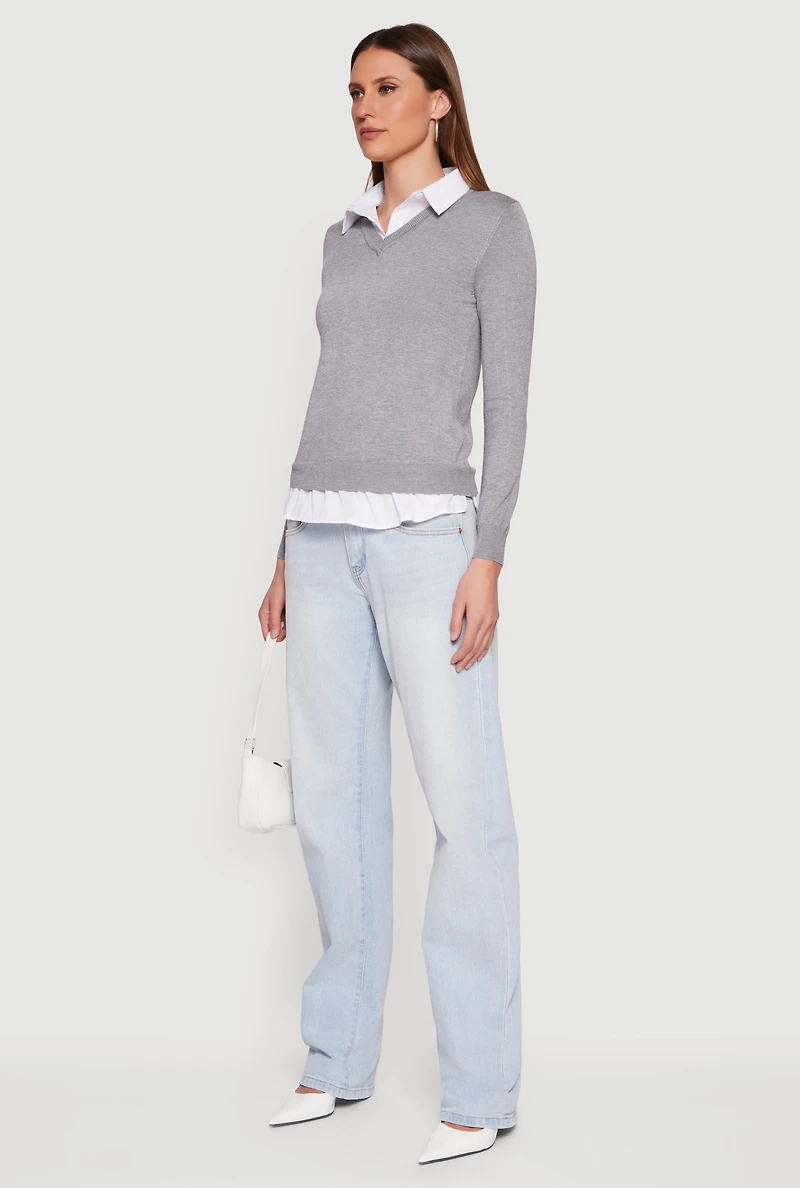 Layered Look Polo Shirt