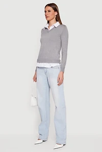 Layered Look Polo Shirt