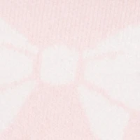 Bow Print Crew Neck Long Sleeve Sweater