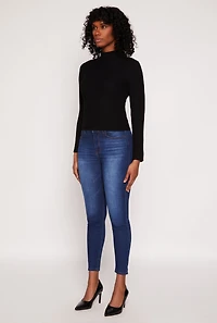 Rib Knit Turtleneck Sweater