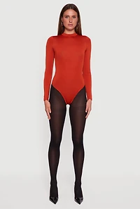 Long Sleeve Mock Neck Bodysuit