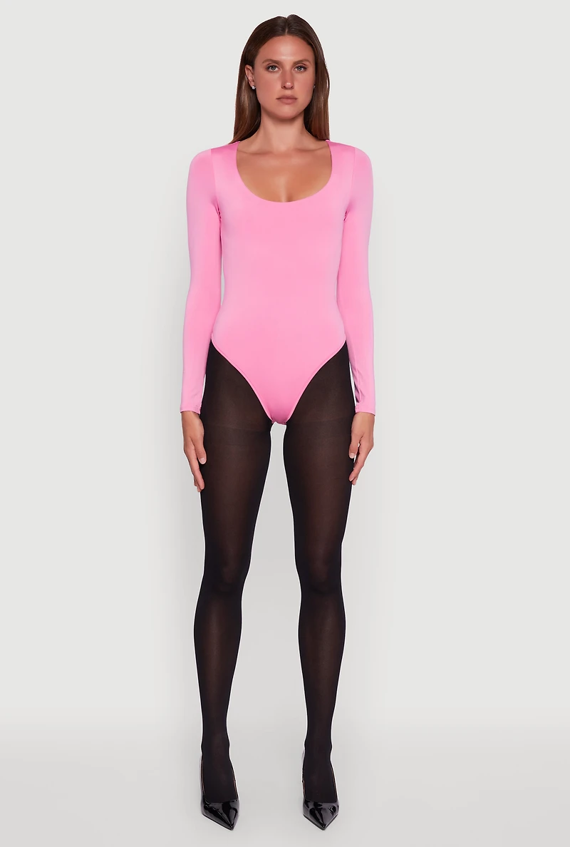 Long Sleeve Square Neck Bodysuit