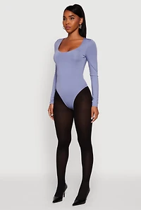 Long Sleeve Square Neck Bodysuit