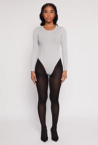 Daisy Ribbed Knit Bodysuit