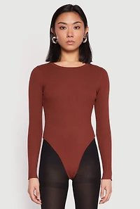 Womens Daisy Ribbed Knit Bodysuit, M