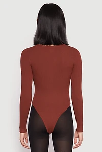 Womens Daisy Ribbed Knit Bodysuit, M