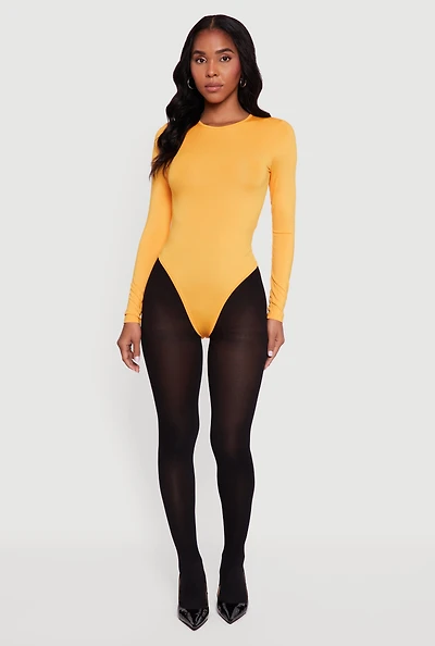 Long Sleeve Crew Neck Bodysuit
