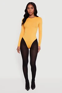 Long Sleeve Crew Neck Bodysuit