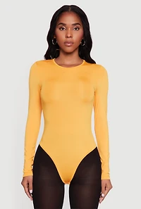 Long Sleeve Crew Neck Bodysuit