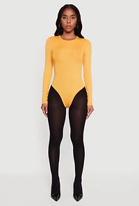 Long Sleeve Crew Neck Bodysuit