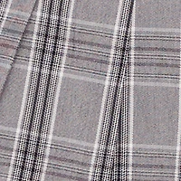 Haute Monde Plaid Pleated Faux Wrap Asymmetrical Skort