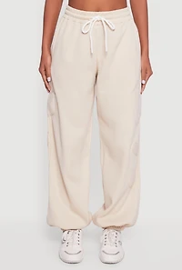 Heart Patch Fleece Sweatpants