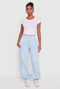 Heart Patch Fleece Sweatpants