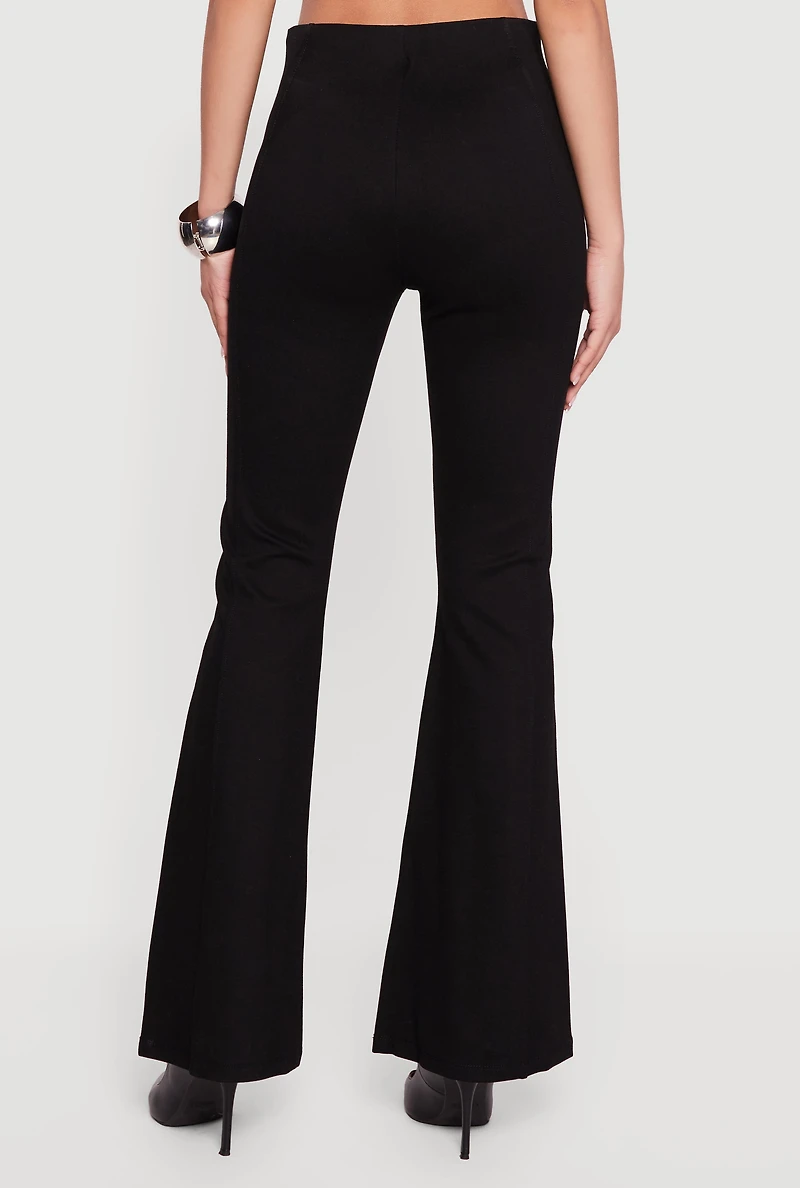 Ponte Pull On Flare Pants