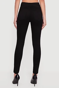 Mid Rise Skinny Casual Pants