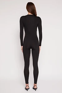 Daisy High Neck Long Sleeve Catsuit