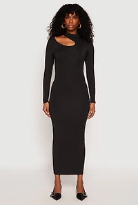 Daisy Keyhole Shoulder Maxi Dress