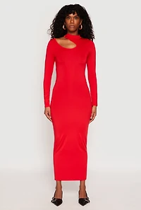 Daisy Keyhole Shoulder Maxi Dress