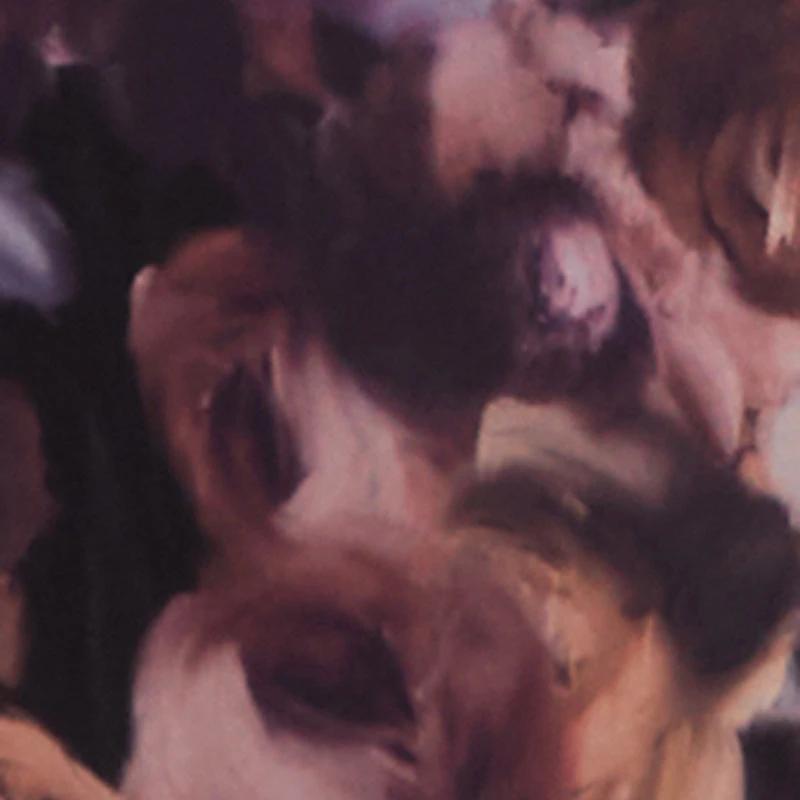 Haute Monde Side Ruched Floral Mesh Dress