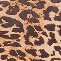 Leopard Print Sleeveless Bodycon Dress
