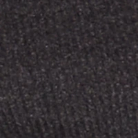 Marled Boat Neck Ruched Side Slit Midi Dress