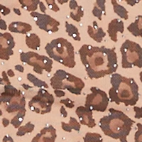 Leopard Print Sleeveless Bustier Bodycon Midi Dress