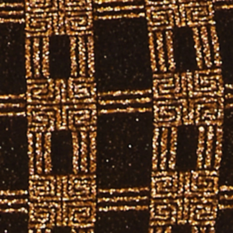 Geometric Lurex Long Sleeve Open Tie Back Mini Dress