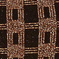 Geometric Lurex Long Sleeve Open Tie Back Mini Dress