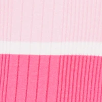 Striped Layered Look Sweater Dress