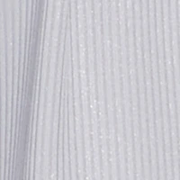 Lurex Ribbed Knit Cropped Top