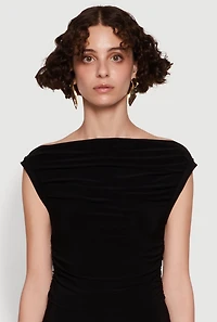 Chic Sleeveless Pleated Blouse