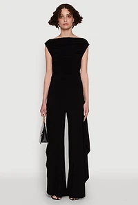 Womens Chic Sleeveless Pleated Blouse,