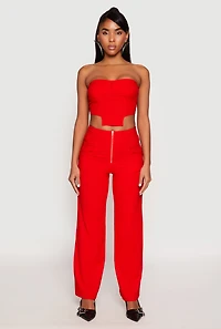 Hyperstretch Strapless Bustier Top